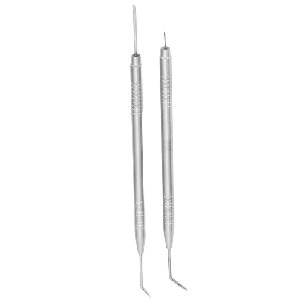 2 In 1 Eye Lash Lift Tool Stainless Steel Double Ended Eyelash Separator Tool for Eyebrow Perming
