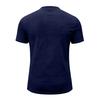 Men's Summer Casual Slim Fit Muscle Texture Henley Short Sleeve T Shirt Lightweight Breathable Vintage Style Tee