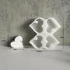 Love Insert Ornament Mold Plaster Molds Plaster Love Love Drip Silicone Moulds Concrete