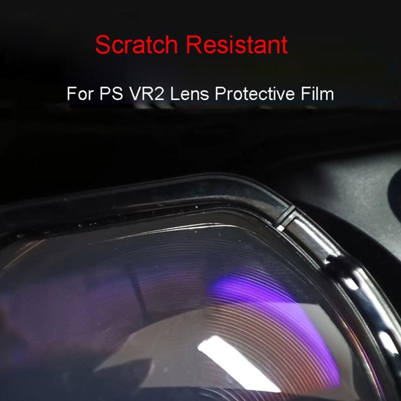 VR Lens Protective Film Cover for PS VR2 Glasses Anti-Bubble Clear Film Blue Light Blocking VR Lens Film Accessories