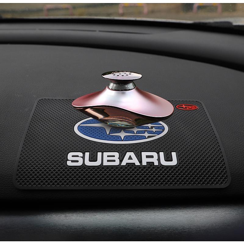 Car Silicone Anti-slip Mat Phone Anti-skid Pad For Subaru Impreza Outback WRX BRZ Forester STI Legacy Levorg Ascent Accessories X2