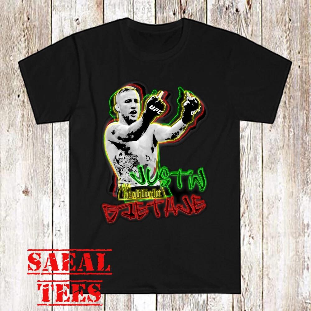 Justin Gaethje The Highlight Men s Black Size S-5XL 2XL