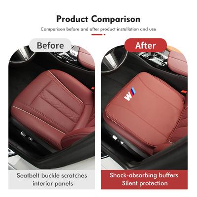 For BMW Leather Car Seat Cushion Comfortable Soft Pad Auto Accessories G30 G20 M3 M5 E91 E92 E93 E36 E70 X3 X4 X5 X1 E39 F30 E90