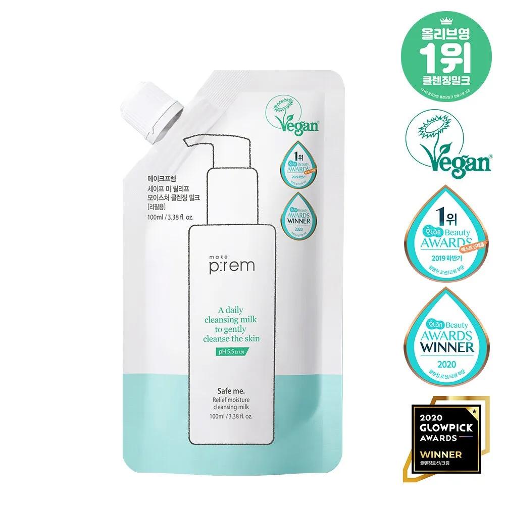 makeprem Safe Me Relief Moisture Cleansing Milk 100mL
