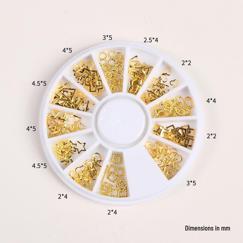

Аксессуары для ногтей: Диски из сплава золотого и розового золота, стальные шарики, заклепки и гибочные стержни Normal specifications