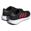 Adidas Response Runner Black Scarlet Unisex Sneakers Core-Black Better-Scarlet Grey-Five ID7334