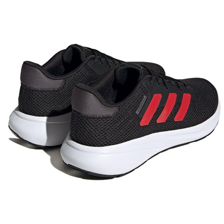 Adidas Response Runner Black Scarlet Unisex Sneakers Core-Black Better-Scarlet Grey-Five ID7334