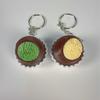 Dubai Soft Chewy Cookie Stress Relief Clicker Keychain Hook