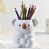 Multi-function Koala Storage Box Plastic Makeup Brush Cylinder Koala Pen Holder  Office
