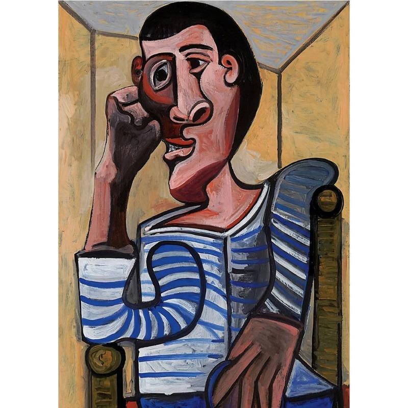 

Абстрактное искусство Пабло Пикассо, классическое произведение искусства, плакат, холст, живопись, винтажное настенное искусство для современного музея, галерей, 21*30cm No Frame