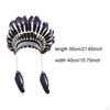 Feather Headdress Accessories Headwear for Cosplay Dance Stage Show