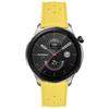 ERBORD Universal Silicone Strap 22mm, Tropic, Yellow/Black Buckle
