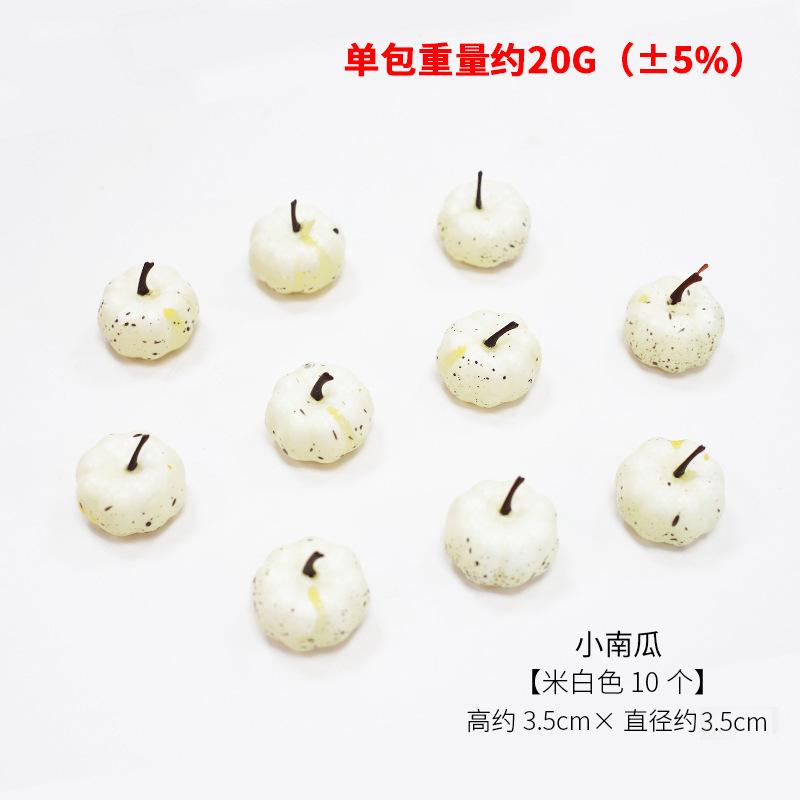 Simulation Pumpkin Model Halloween Decoration Prop DIY Accessories Desktop Ornament