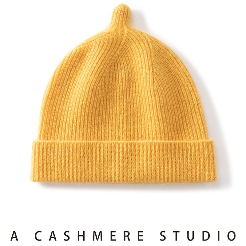 Kids' Korean-Style Cashmere Knit Hat - Warm, Cute, and Adorable for Boys and Girls.