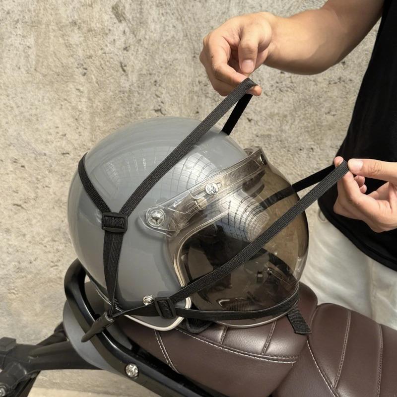 60/90CM Motorcycle Pillion Helmet Elastic Rope Motorcycle Luggage Telescopic Elastic Adjustable Fixed Cargo Belt Fixed Belt