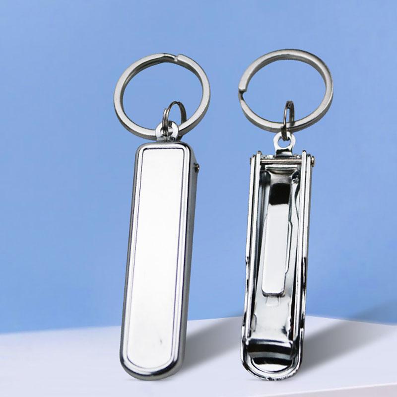 

WTEMPO Door Key Car Key Decor Accessories DIY Personalized Gifts Stainless Steel Bottle Opener Nail Clippers Keychains 5pcs серебряный