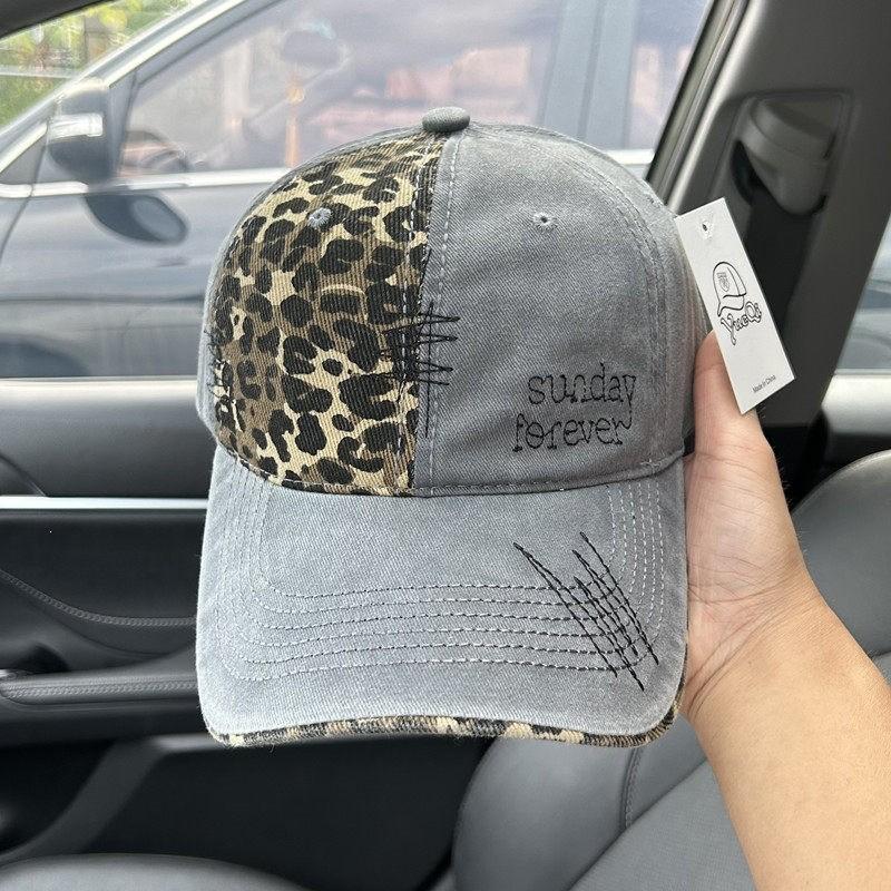 Vintage Denim Baseball Cap With Embroidery For Men And Women