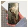 Crusaders Belief Knight Case For Samsung S22,S25,S24,S23,Ultra,FE,S20,S10,Plus,S21,S9,Lite,Soft Silicone Black
