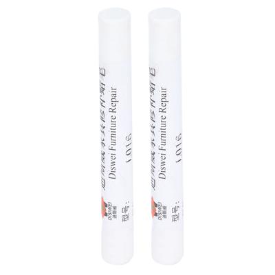 Lot de 2 crayons de réparation pour meubles, peinture, sol, rayures, bois composite