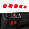 Front & Rear Control Power Socket Cover Trim For Ford F150 2021+ Red Accessories