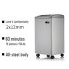 AURORA AS158CD P-5 Commercial Paper Shredder CN plug (adapter included)