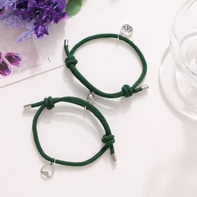 Alloy Eachother Couple Bracelet Niche Design Simple Jewelry Fashion Gift