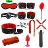 Bondage Set Sex Toys Bdsm Handcuffs Vibrator Anal Plug Sm Whip Erotic Toys Adult Games Sex Shop Harness Sexy Toys For Couples