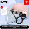 Electric Battery Car Helmet Women's Summer Sun Protection Breathable Hard Hat Motorcycle Riding Helmet Four Seasons Half Helmet