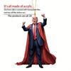Acrylic Funny Donald Trump Hanging Ornament for Car Backpack Keyring (Superman)