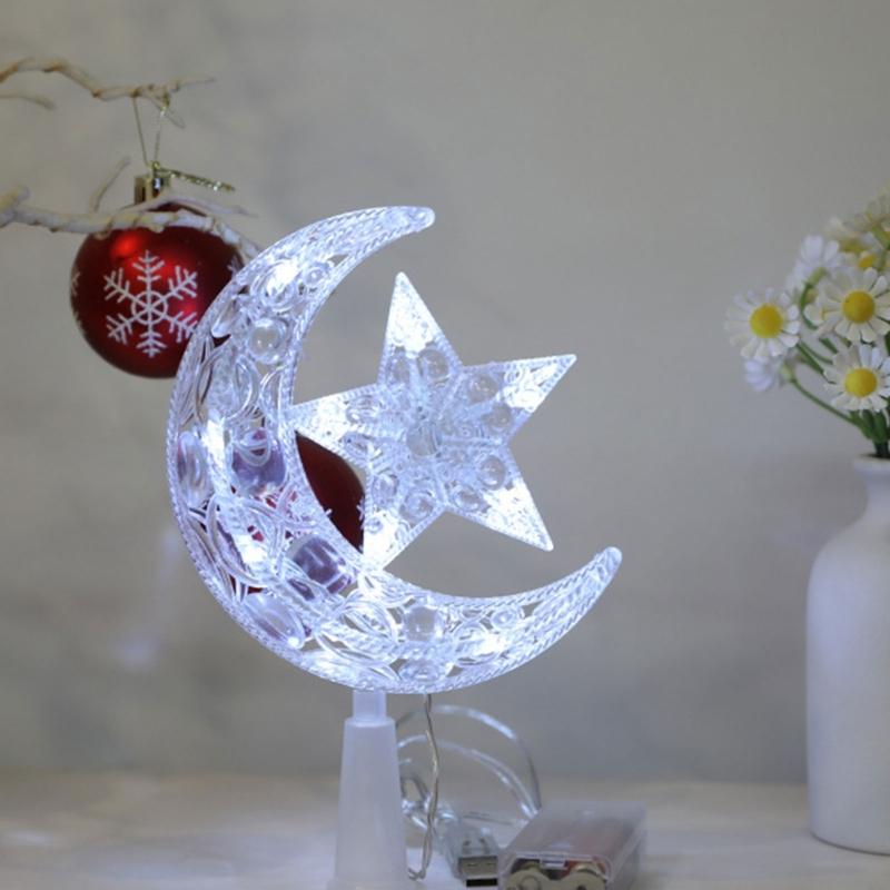 Festlicher Weihnachtsbaumstern Anhänger Schimmerndes Finish für Bäume allgemeiner Größe Feiern Sie Weihnachten mit Stil Anhänger