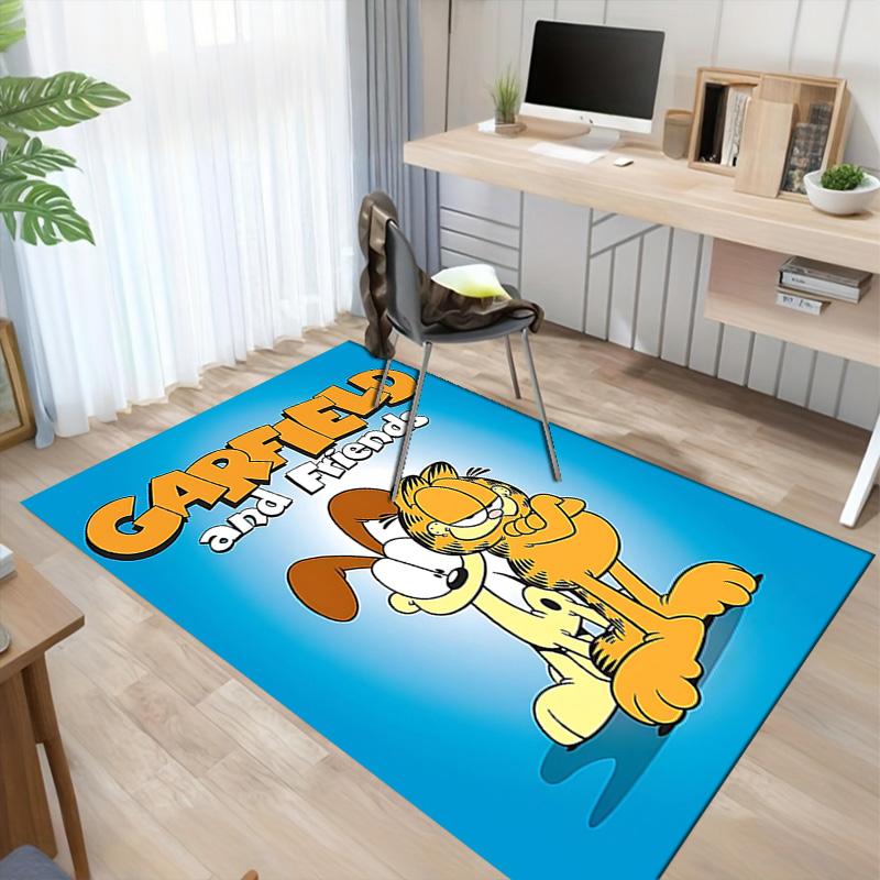 Garfield'S Playful Pals Carpet For Playroom Bedroom Living Room Sofa Home Decorkids Game Area Rug Nonslip Floor Mat