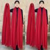 Extra Large Size Shawl Solid Color Scarf Women's Fashion Scarf Chiffon Dance Scarf Sunscreen Beach Towel, Max. Size Is 3*1.5m (±5-10cm Errors)