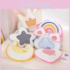 Starry Sky Plush Cushion Pillow Cloud Rainbow Heart Print Home Gifts Decoration