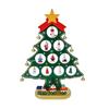 Wooden Christmas Tree Tabletop Display and Mini Figurines - Creative Gifts for Kids