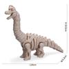 Giocattolo Dinosauro Stampato in 3D Statuetta Scheletro T-Rex Mosasaurus Preistorico da Collezione Articolato Decorazione da Scrivania per Adolescenti