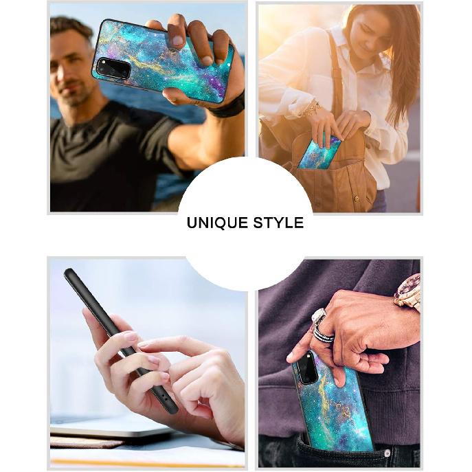 BENTOBEN for Galaxy S20 FE Case,Phone Case Samsung S20 FE 5G,Slim Fit Glow in The Dark Hybrid Hard PC Soft TPU Bumper Shockproof Protective Girl