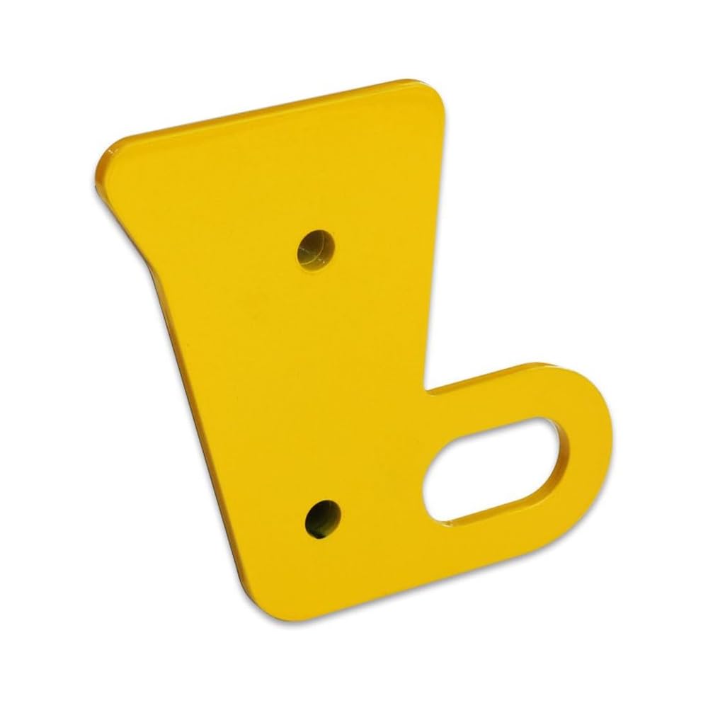 Apio Rear Tow Hook for Genuine Bumper 6mm Thick Yellow Compatible with JB64 JB74