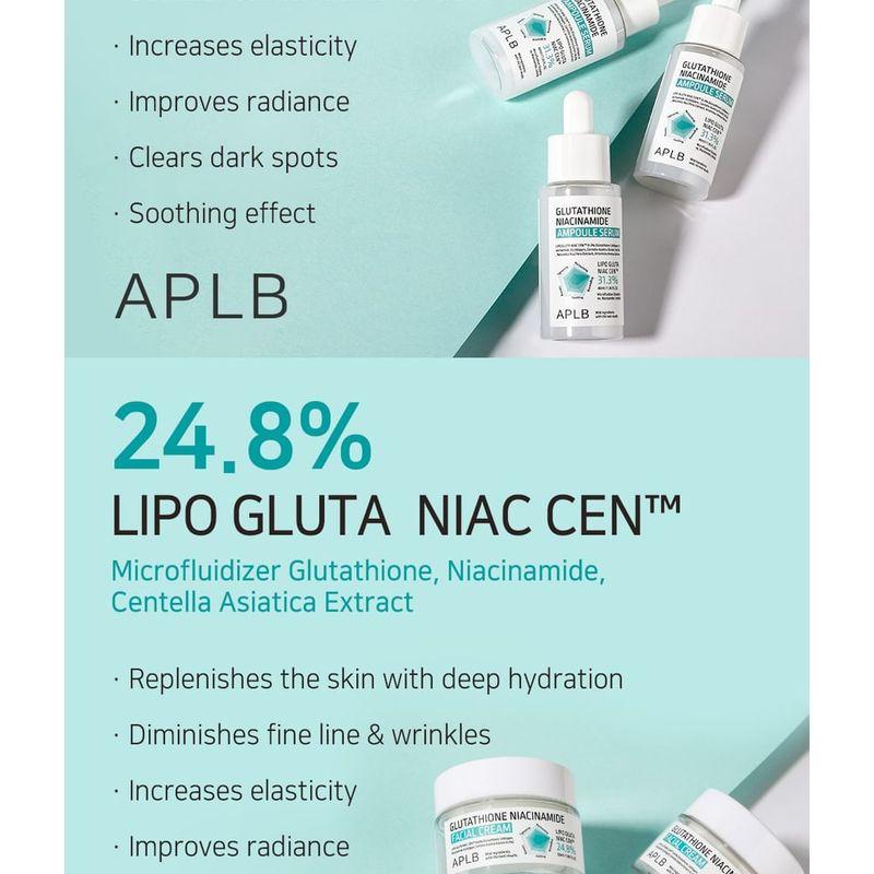 APLB Glutathion Niacinamid Haut 4 Arten Beutel-Set
