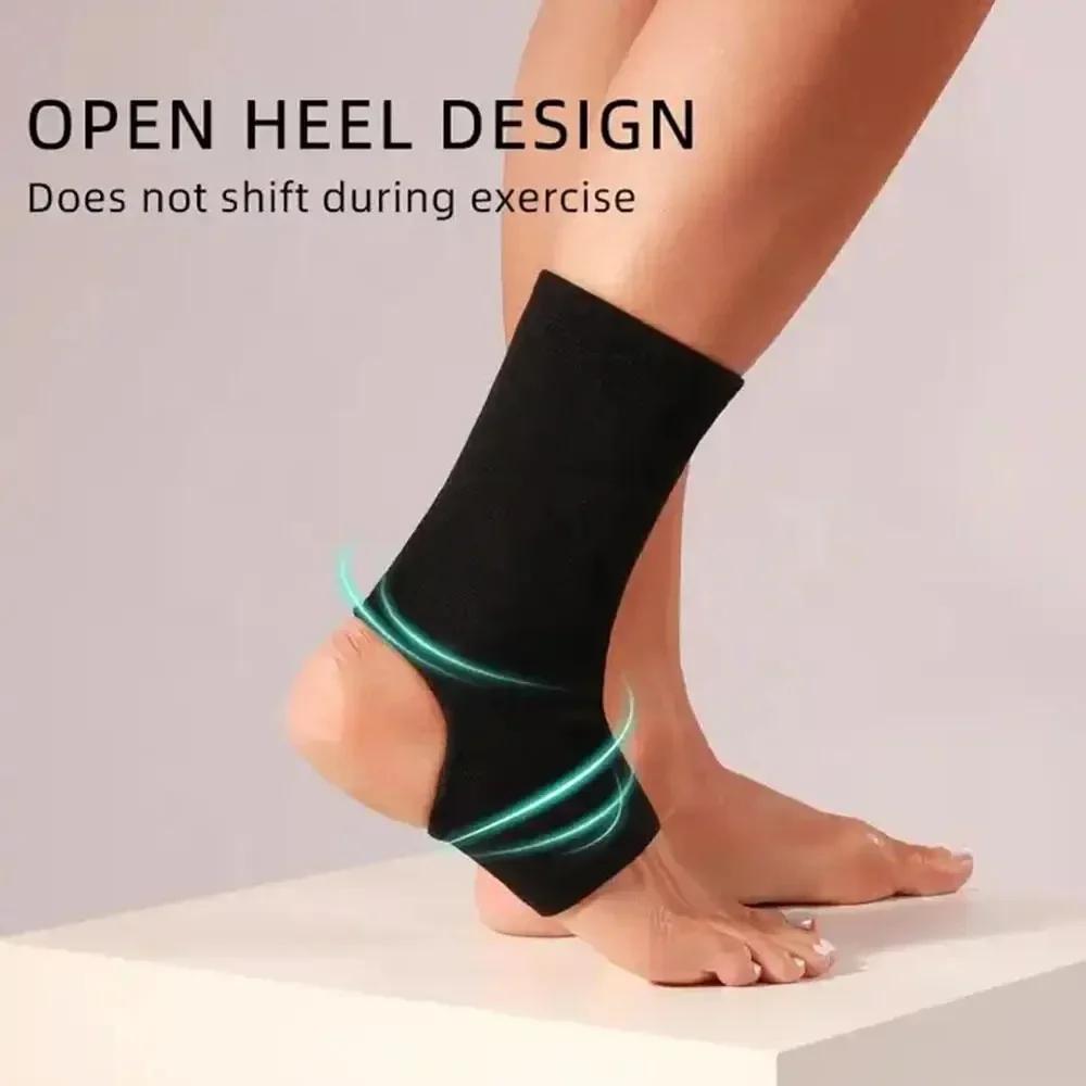 1PC Breathable Ankle Brace Compression Sleeve Support For Plantar Fasciitis Swelling Sprain Relief