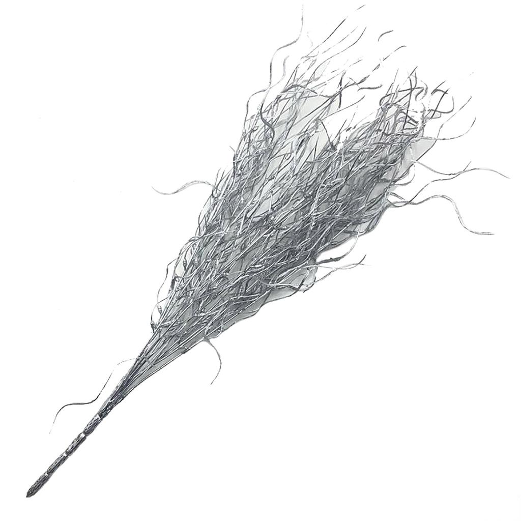 Simulationspflanzen 53cm 12 Köpfe Künstliche Pflanzenzweige Hochzeitssaal Neujahr Roter Eimer Geschenk Blumendekoration