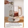 1.8L Electric Kettle 2H Keep Warm Healthy Herbal Tea Maker New Health Pot  Kitchen