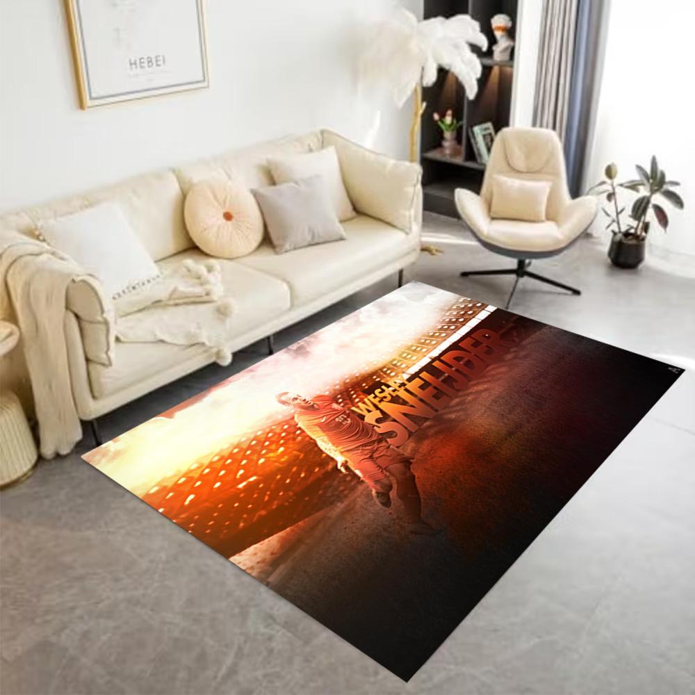 Goalkeeper Action Floor Rug Office Rug Design for Dining Room Hallway Balcony Living Rooms Anti-slip Rug Anime Office Decor
