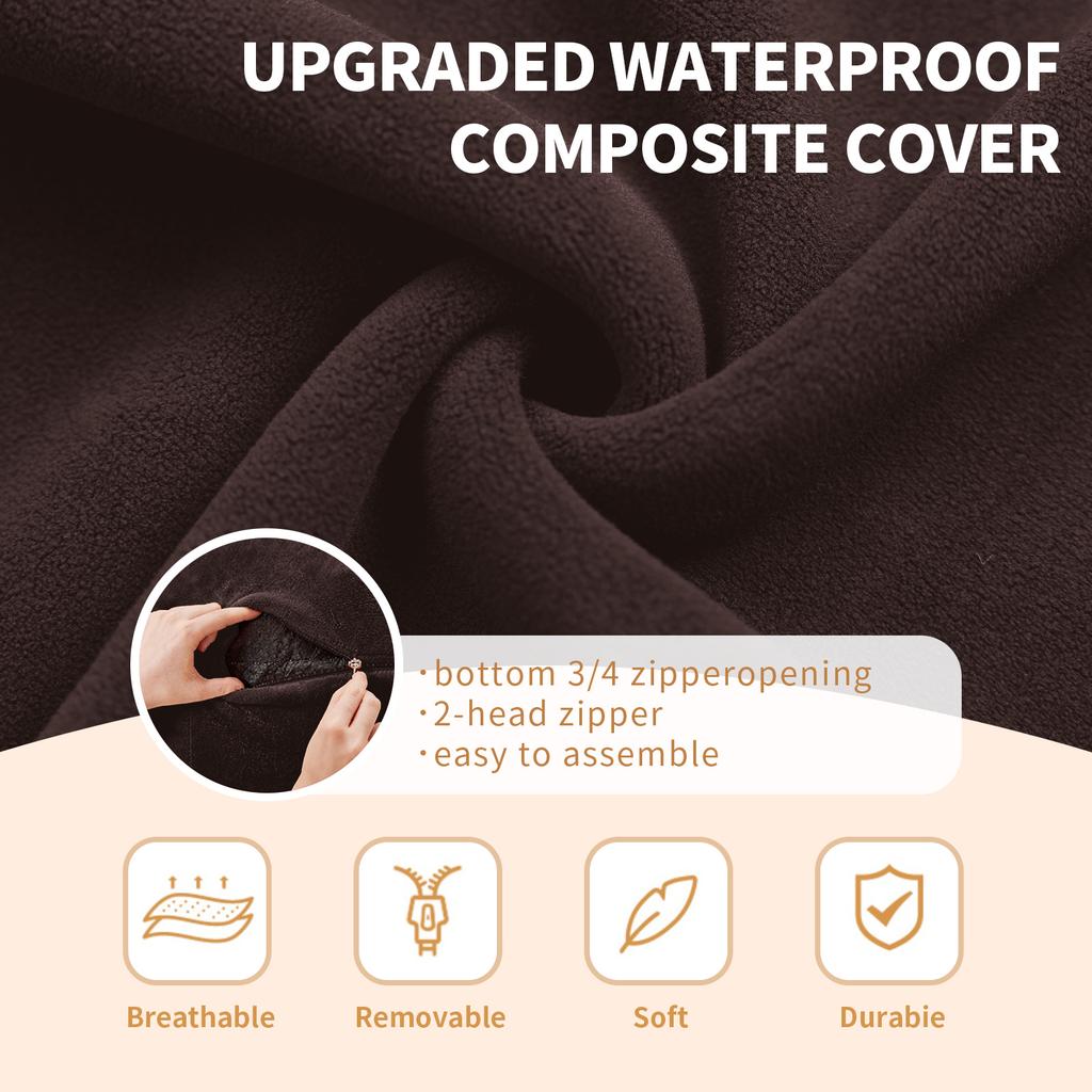 4FT Bean Bag, Bean Bag Chair, Sofa for Adults, Soft and Comfortable Reading Chair, Suitable for Bedrooms, Balconies and Other Places