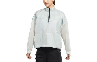 SPORTSWEAR TECH PACK Jackets Women's Floating Stone Gray Stand Collar Moderate Other CZ9788-019