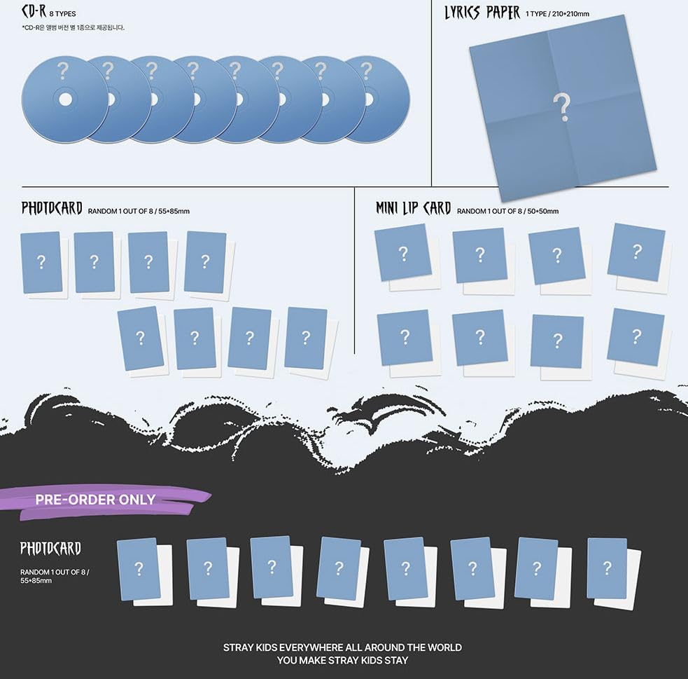 Stray Kids ATE 9th Mini Album ACCORDION Ver(Accordion Felix Ver), Undefined.
