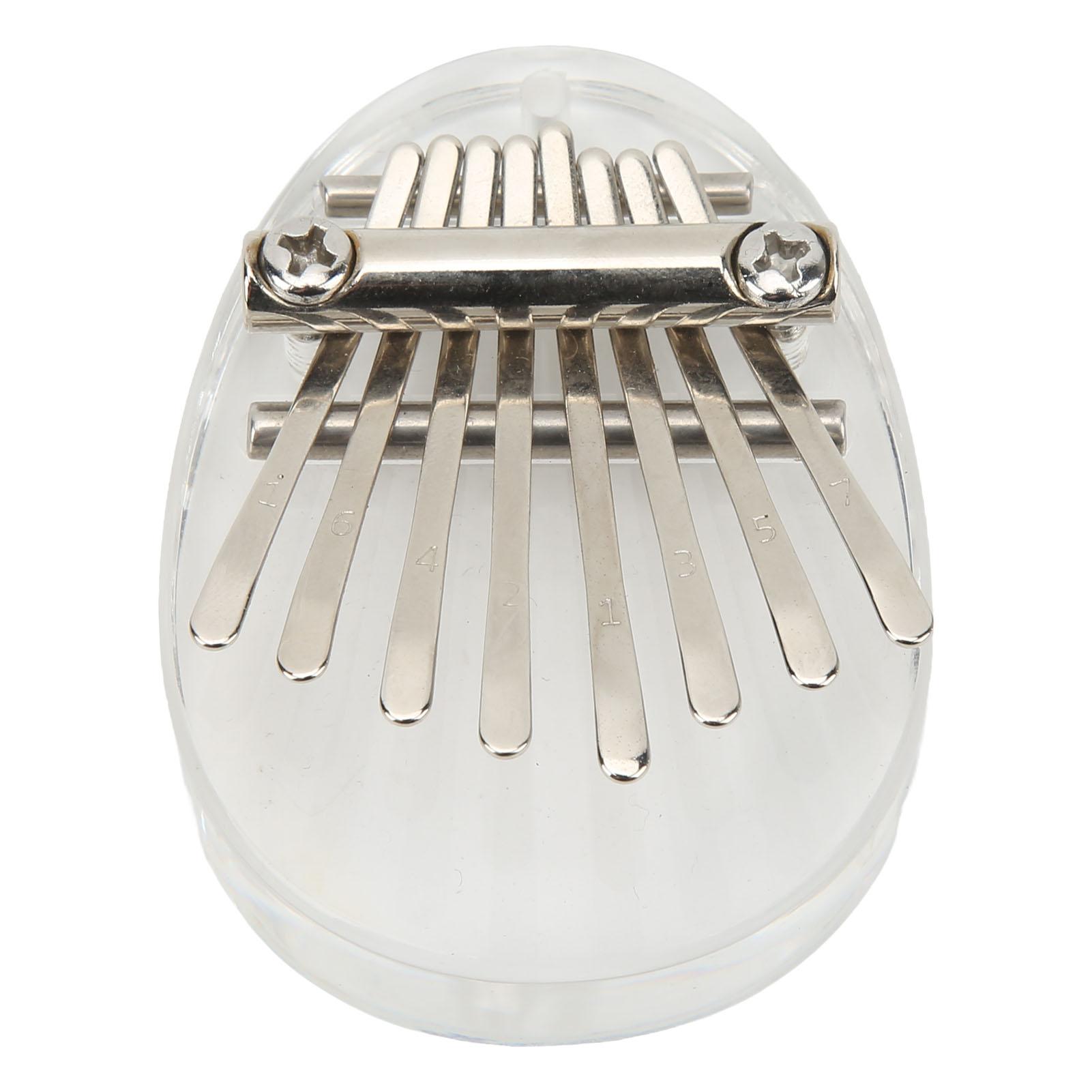 Мини Калимба Пианино 8 Клавиш Портативный Кристальный Палец Большой Палец Пианино Подвеска со Шнурком