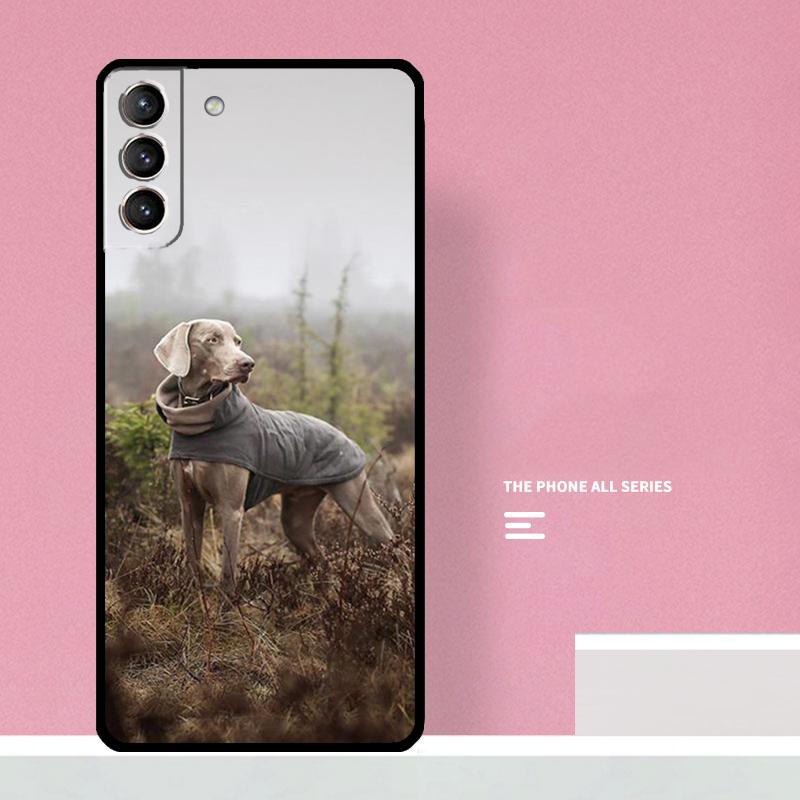 Weimaraner Dog Phone Case For Samsung Galaxy S26 S23 Ultra S20 S21 S22 S24 S25 Plus S10 S25 FE Cover Coque
