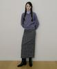 Riorg Eot Soft Check Maxi Skirt Pink Green