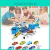 Aeroplane Toy With Vehicles Transport Cargo Airplane Car Children Gifts Set