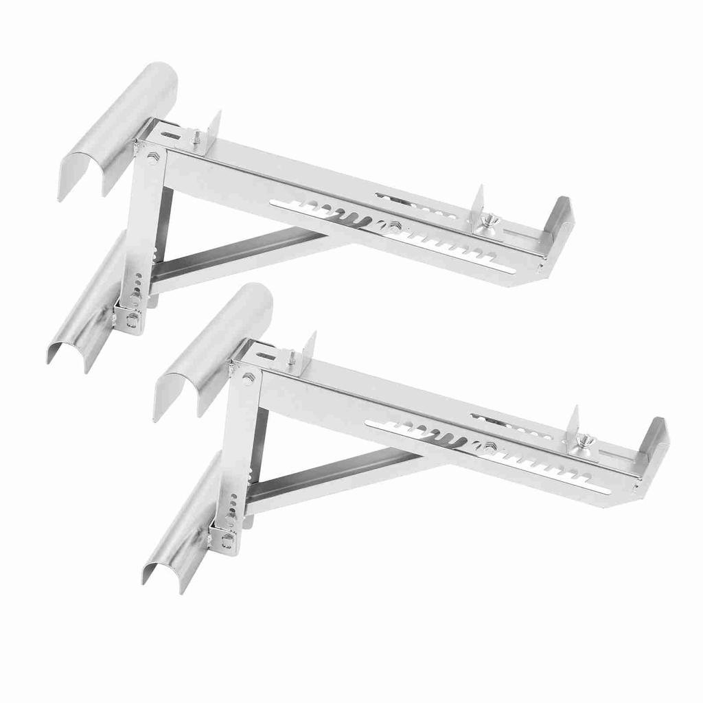 2 Stück Leiterböcke Verstellbarer Stabilisator Dreibein Tragende Halterung Legierungsstahl Leiterständer Set